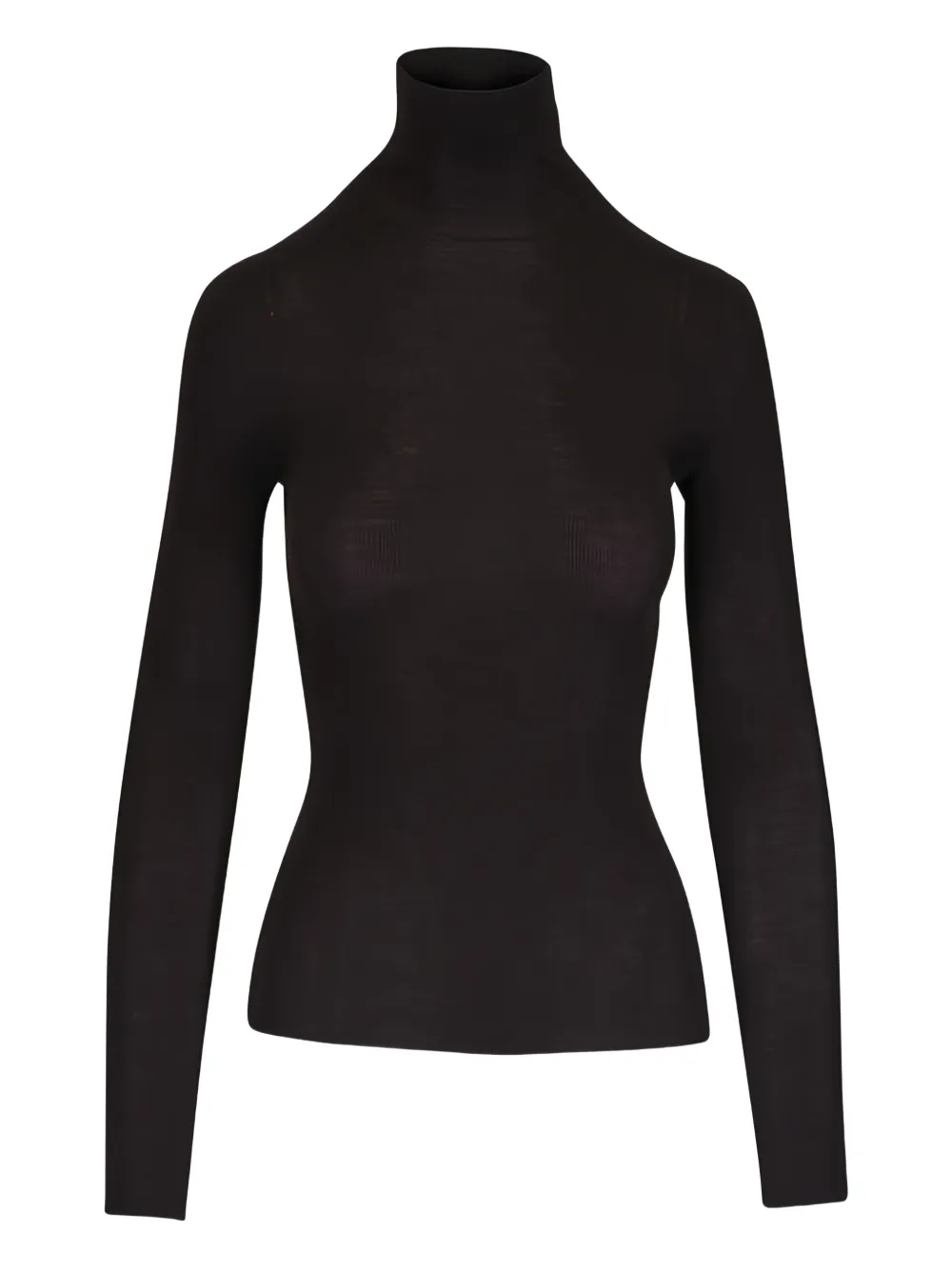 Dorothee Schumacher high-neck long-sleeve sweater - Brown