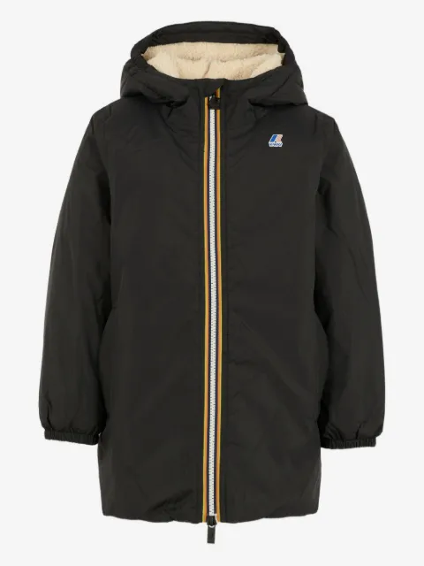 K Way Kids Kapuzenjacke mit Fleece-Futter