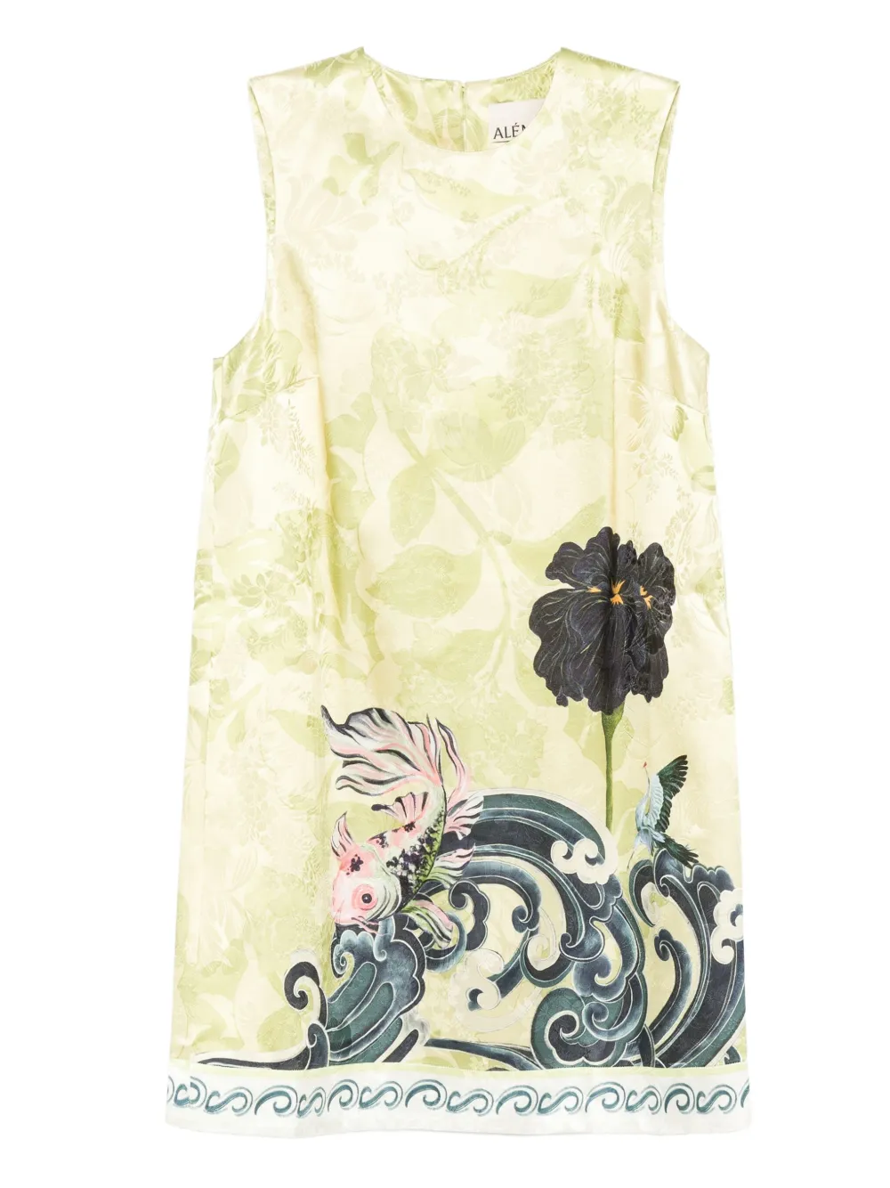 ALEMAIS  Rochester floral-print sleeveless mini dress | Green | Image 1