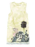 ALEMAIS Rochester floral-print sleeveless mini dress - Green