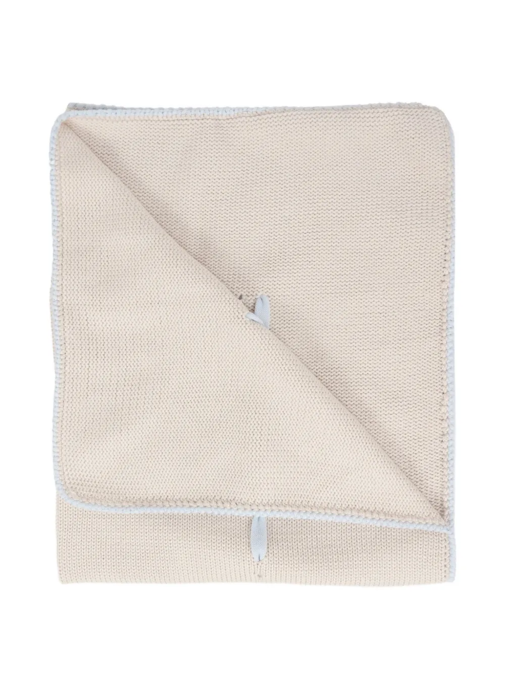 Little Bear Wollen deken met stiksels Beige