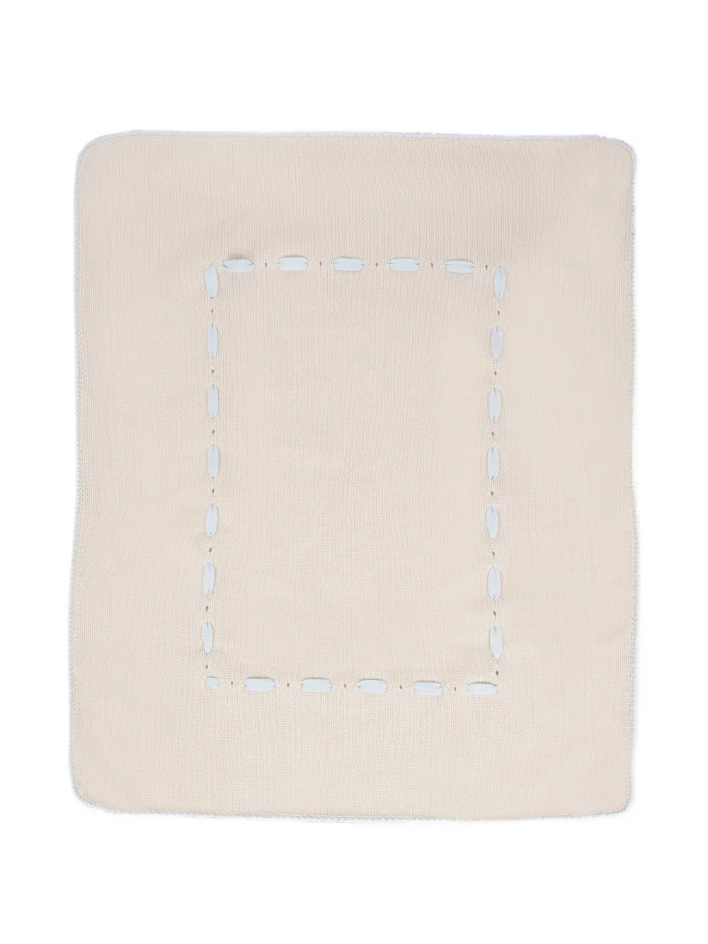 Little Bear Wollen deken met stiksels Beige