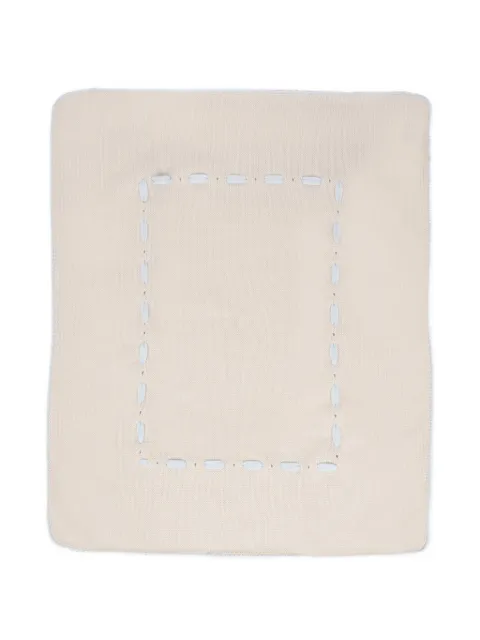 Little Bear border-stitched wool blanket