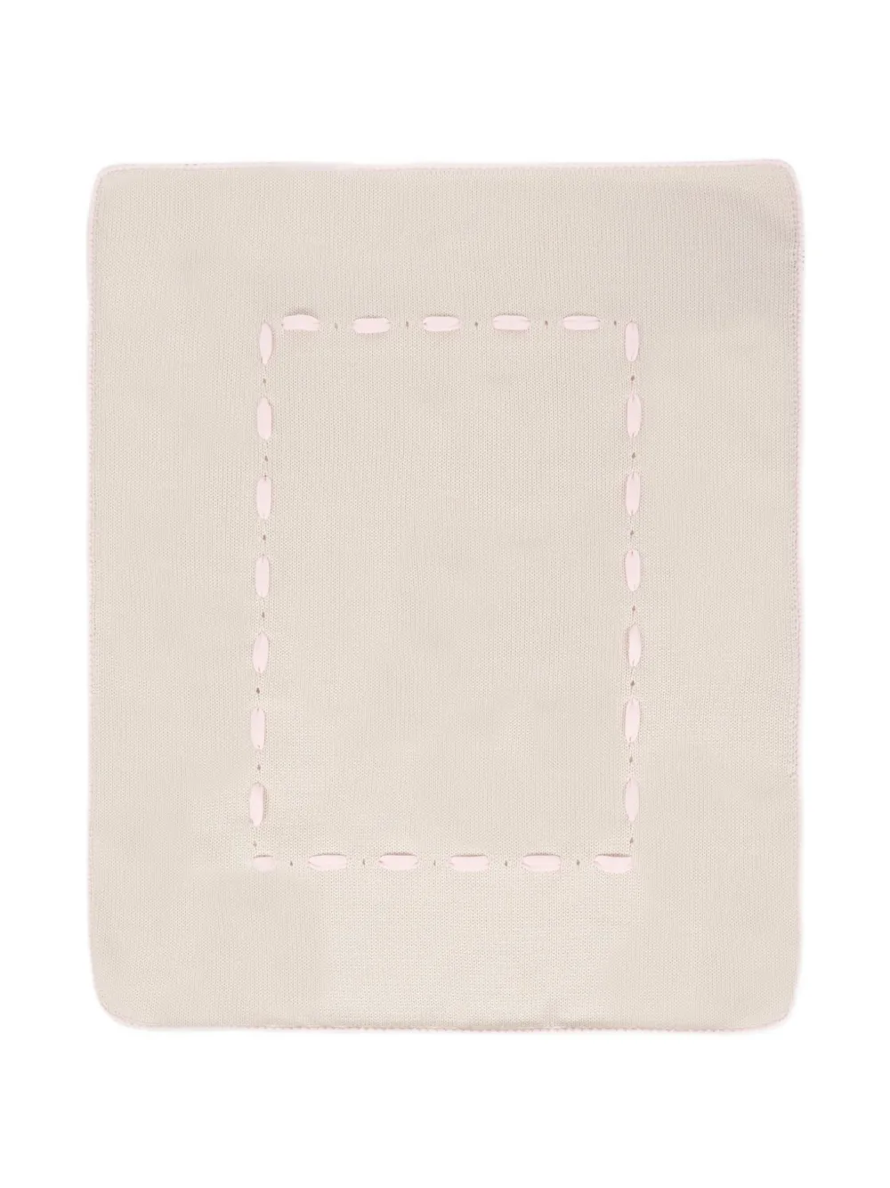 Little Bear Wollen deken met stiksels Beige