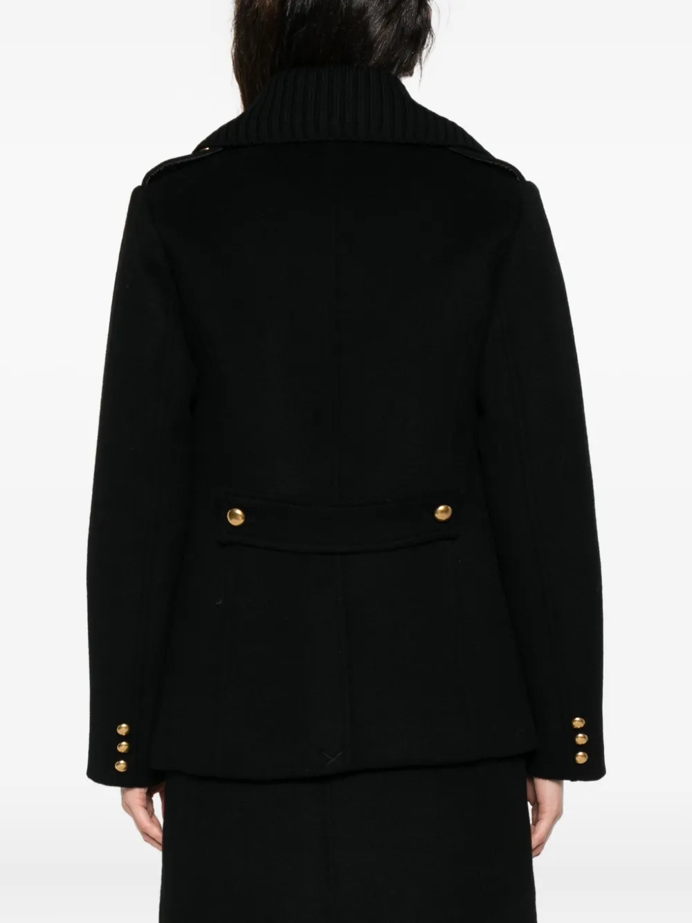 P.a.r.o.s.h Ribbed-collar Jacket In Blue