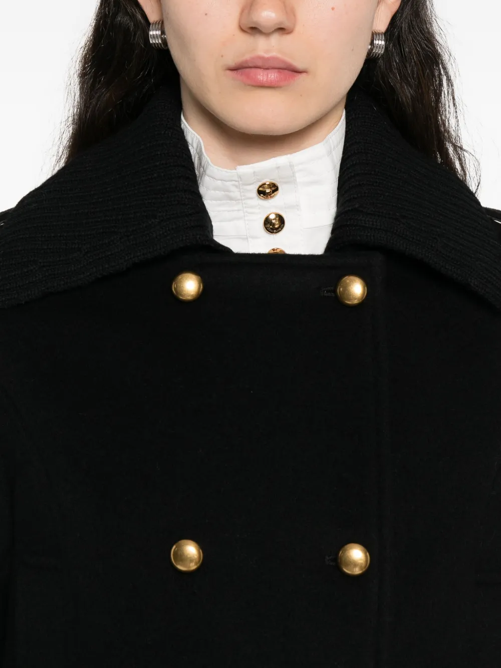 P.a.r.o.s.h Ribbed-collar Jacket In Blue