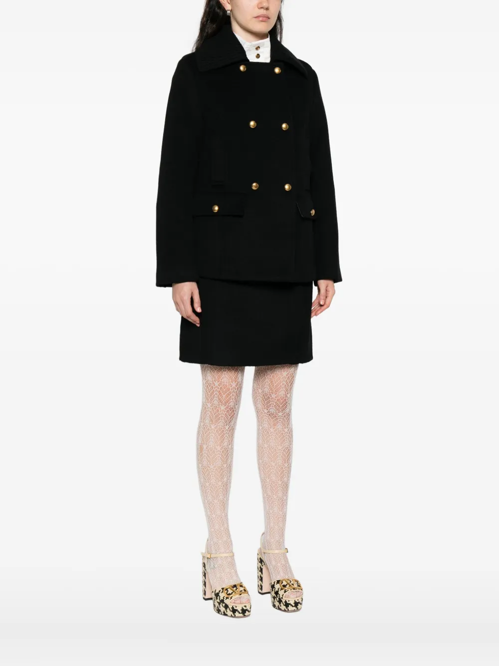 P.a.r.o.s.h Ribbed-collar Jacket In Blue