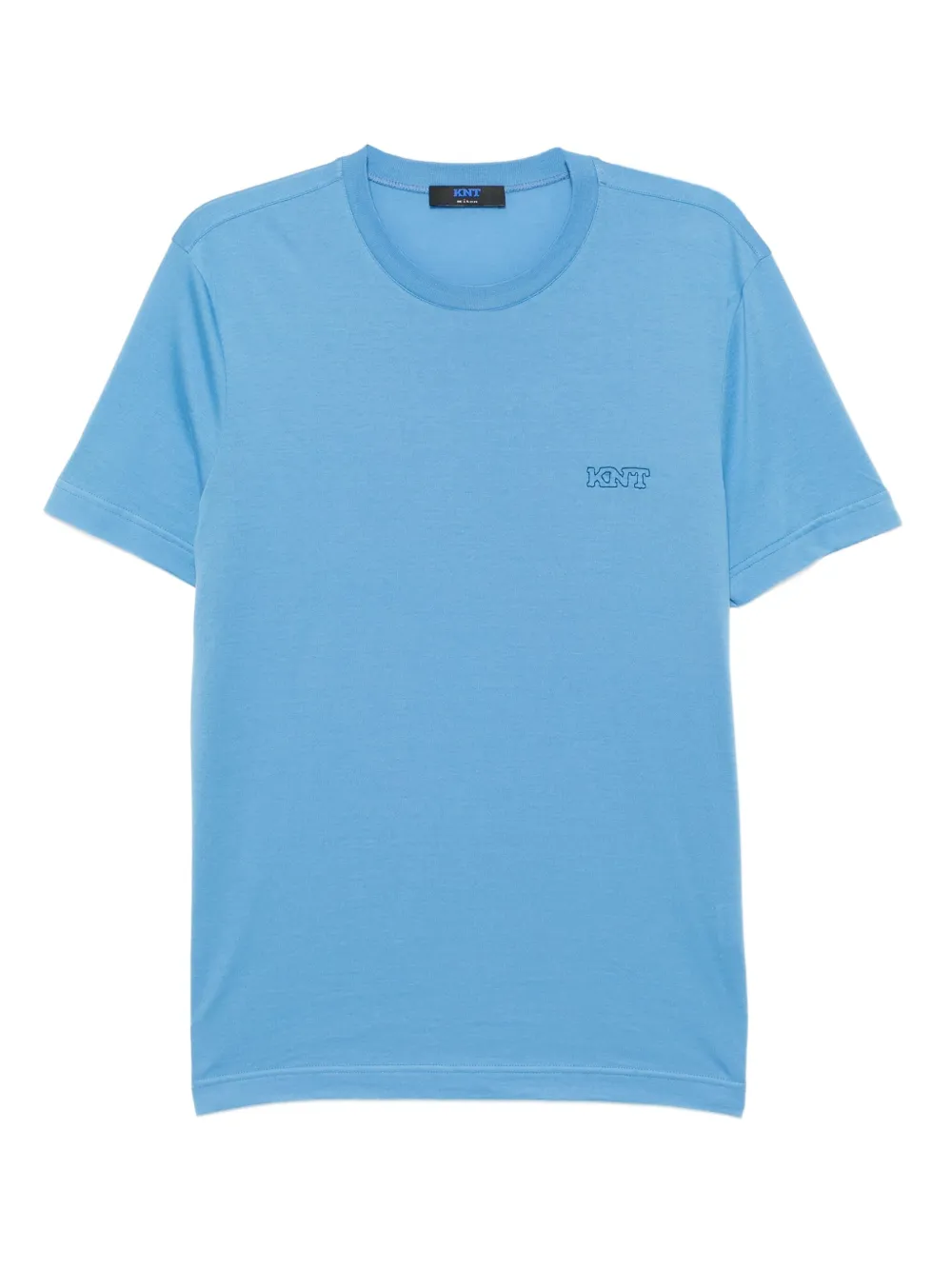 Kiton embroidered-logo T-shirt | Blue | Image 1