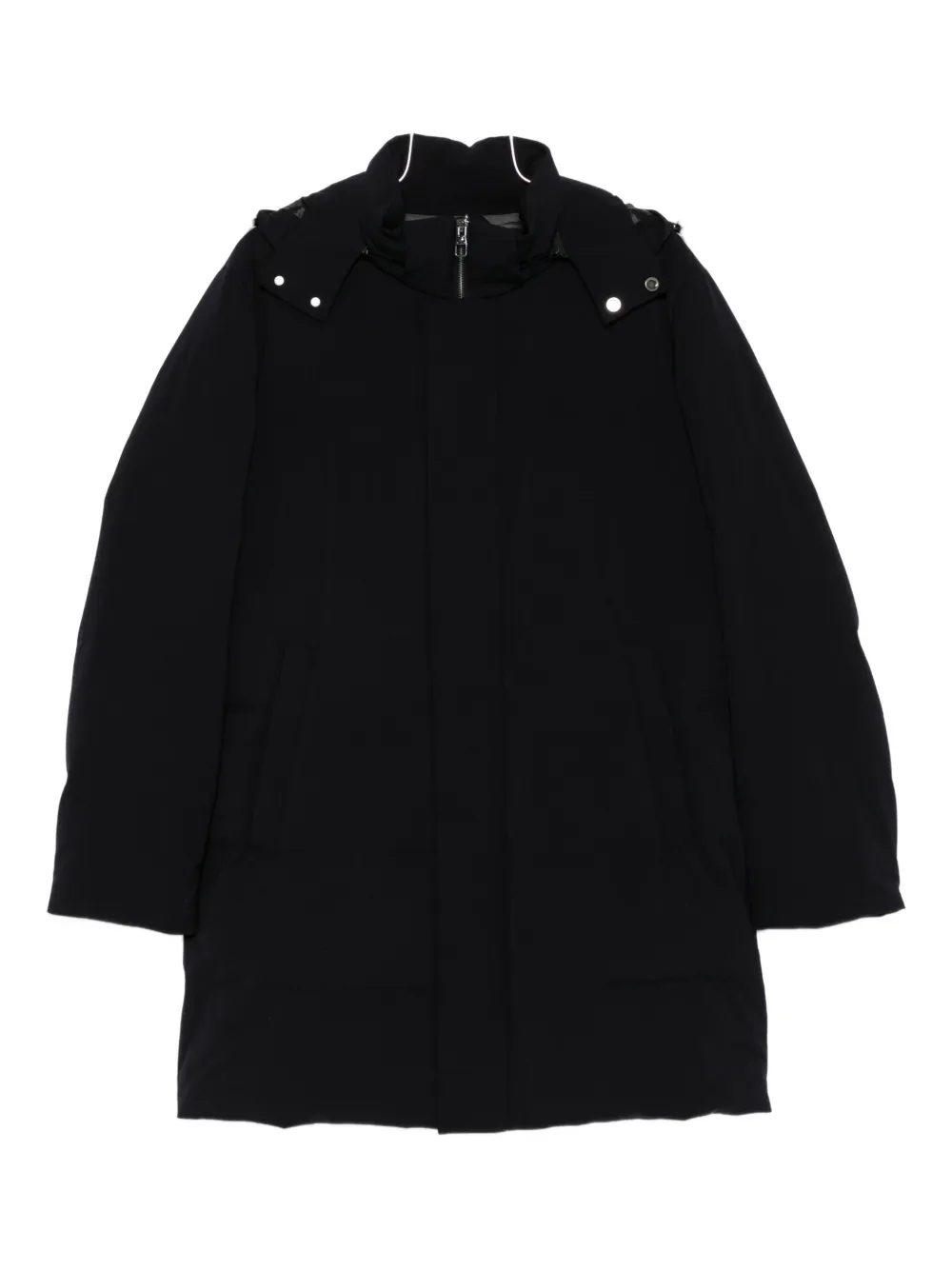 Montecore Hooded Zip-fastening Jacket In Black