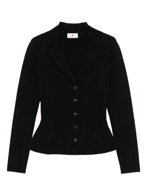 Elisabetta Franchi button-fastening fitted jacket