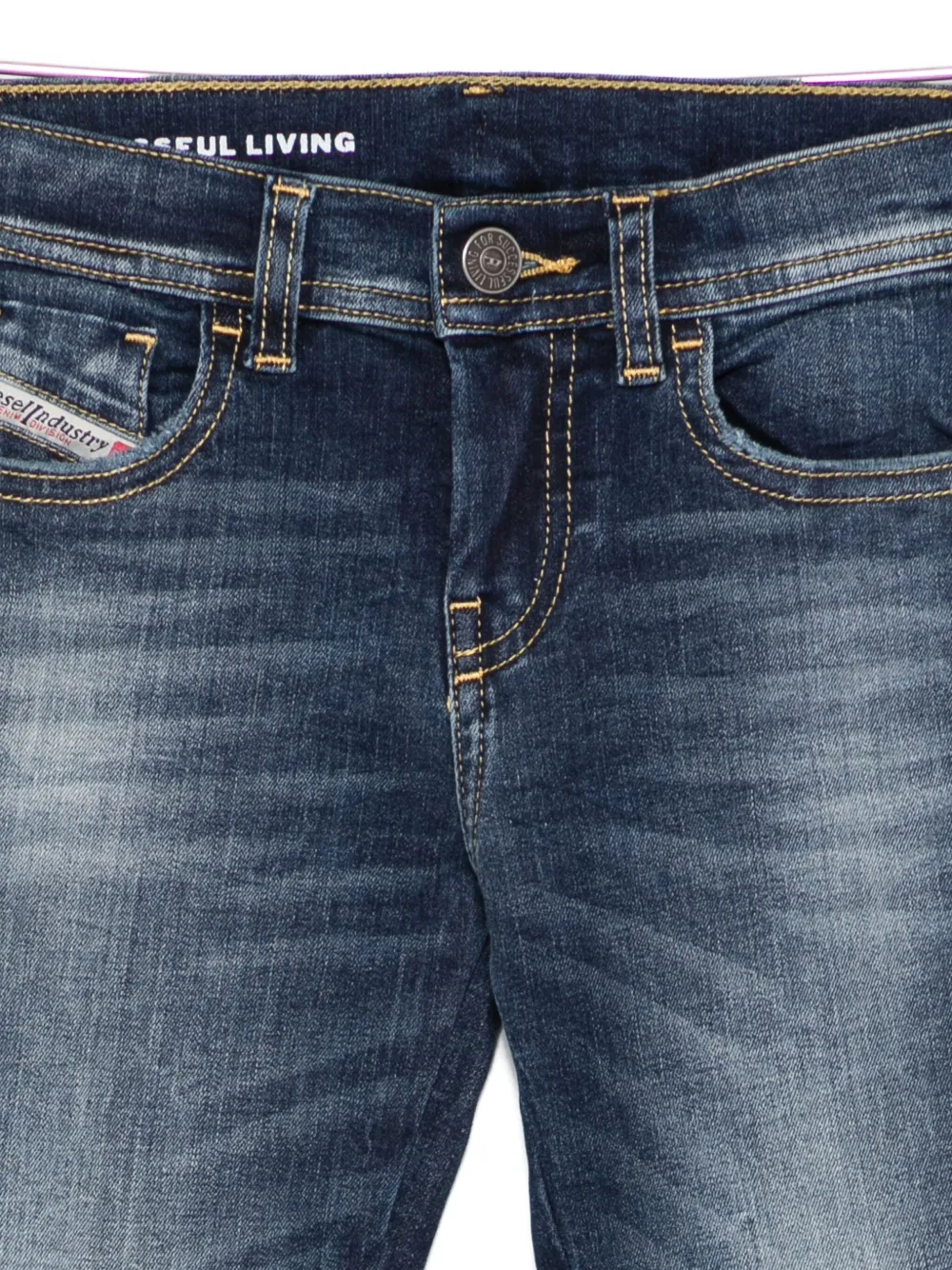 Diesel Faded-effect Jeans In Blue