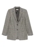 Alberto Biani checked button jacket - Grey