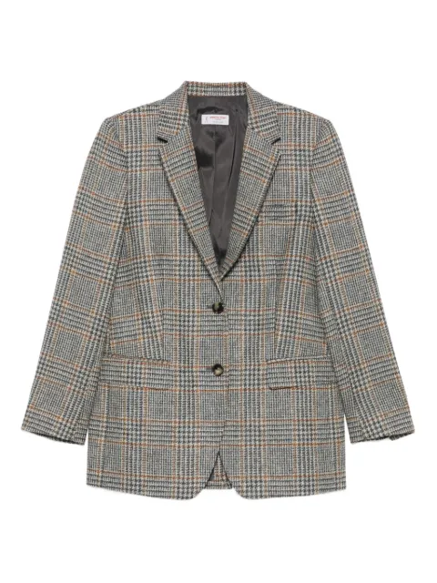 Alberto Biani checked button jacket