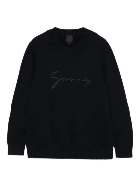 Givenchy Kids embroidered-logo sweater