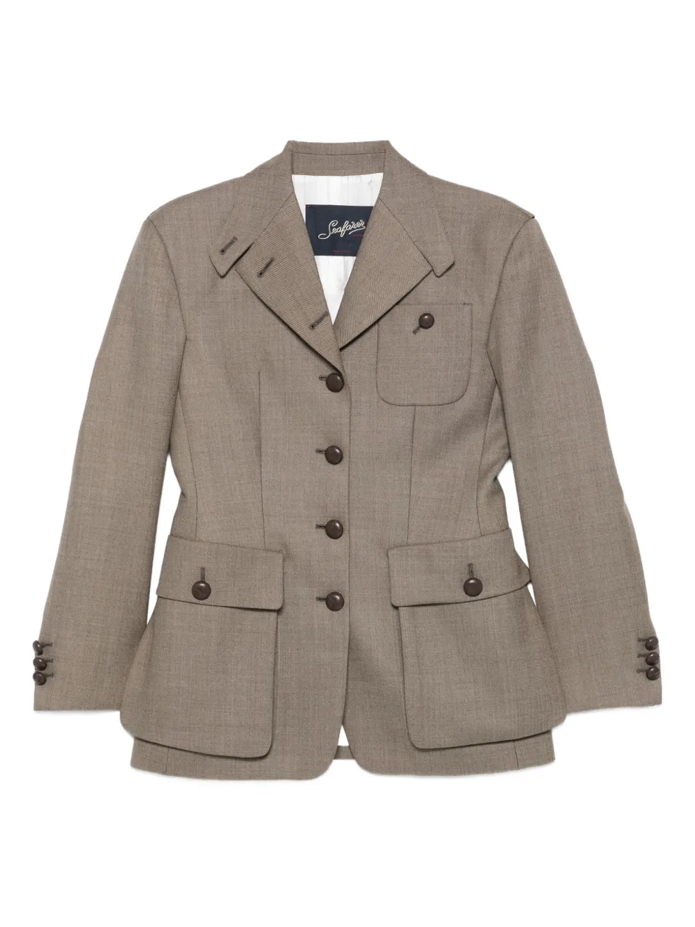 Seafarer flap-pocket button jacket | Neutrals | Image 1