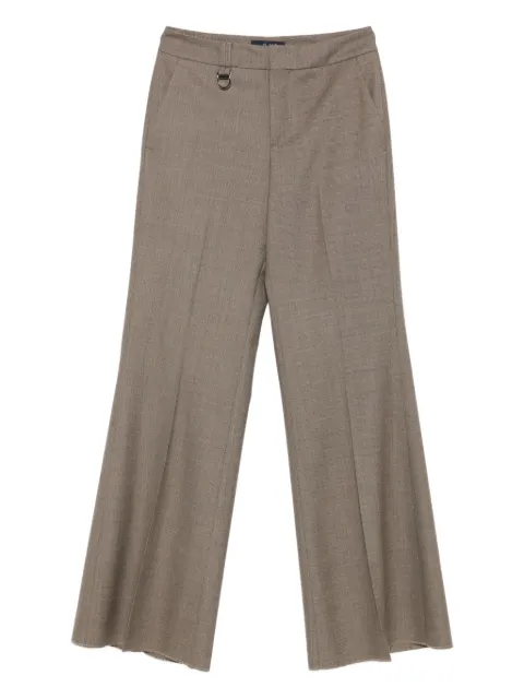 Seafarer ring-detail flared trousers