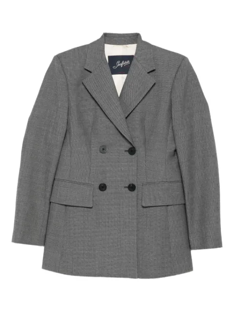 Seafarer double-breasted wool blazer