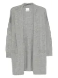 Allude patch-pocket open-front cardigan - Grey