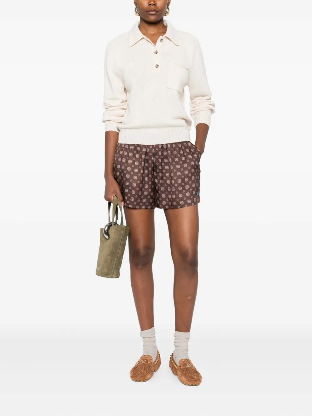 Allude polo-neck sweater | Knitted Sweaters | Image 2
