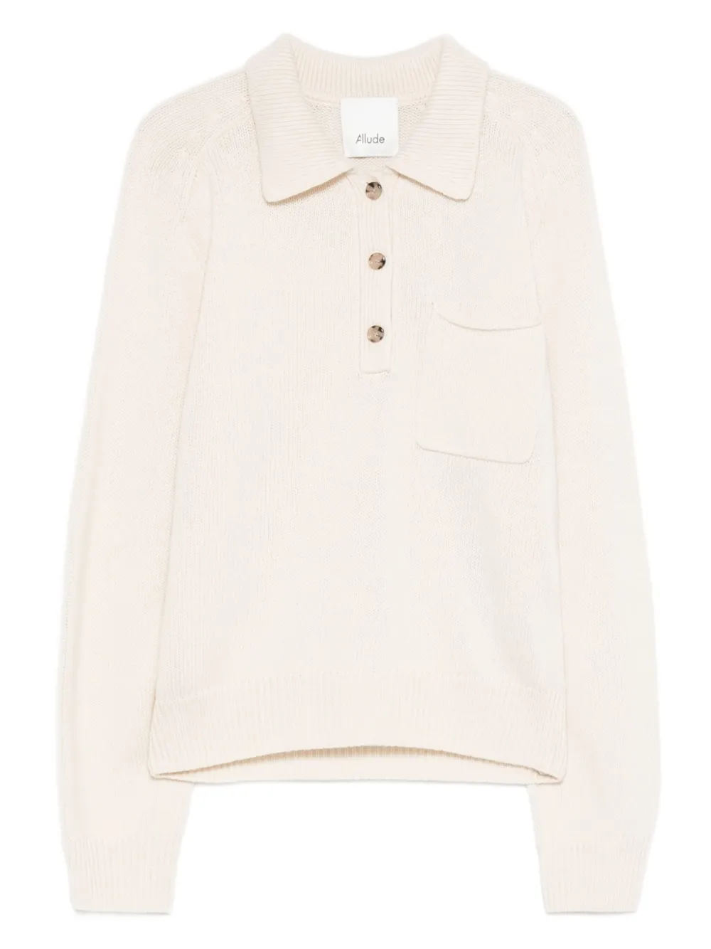 Allude polo-neck sweater | Neutrals | Image 1