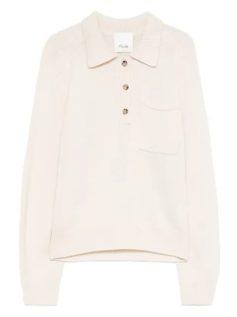 Allude polo-neck sweater