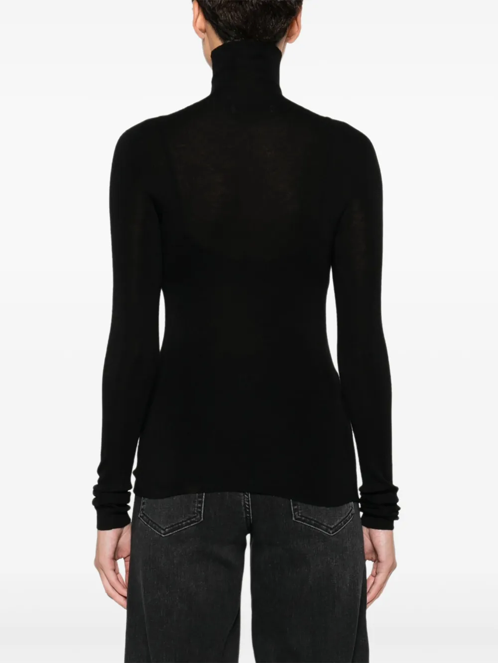 Dorothee Schumacher Trui met hoge hals en lange mouwen Zwart