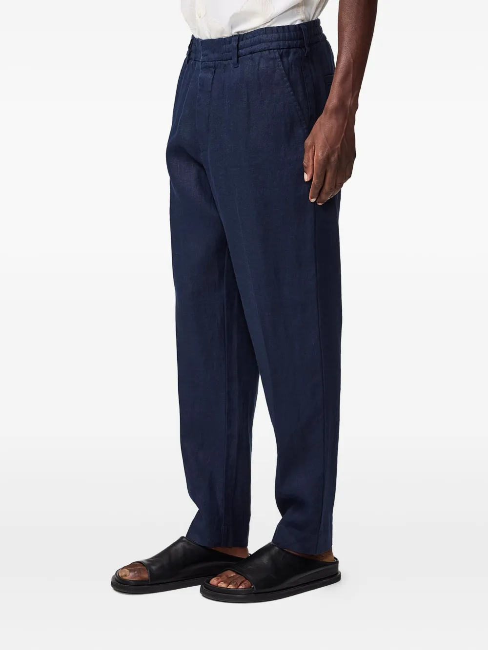 Nn07 Bill 1067 Pleated Dress Pants In Blue