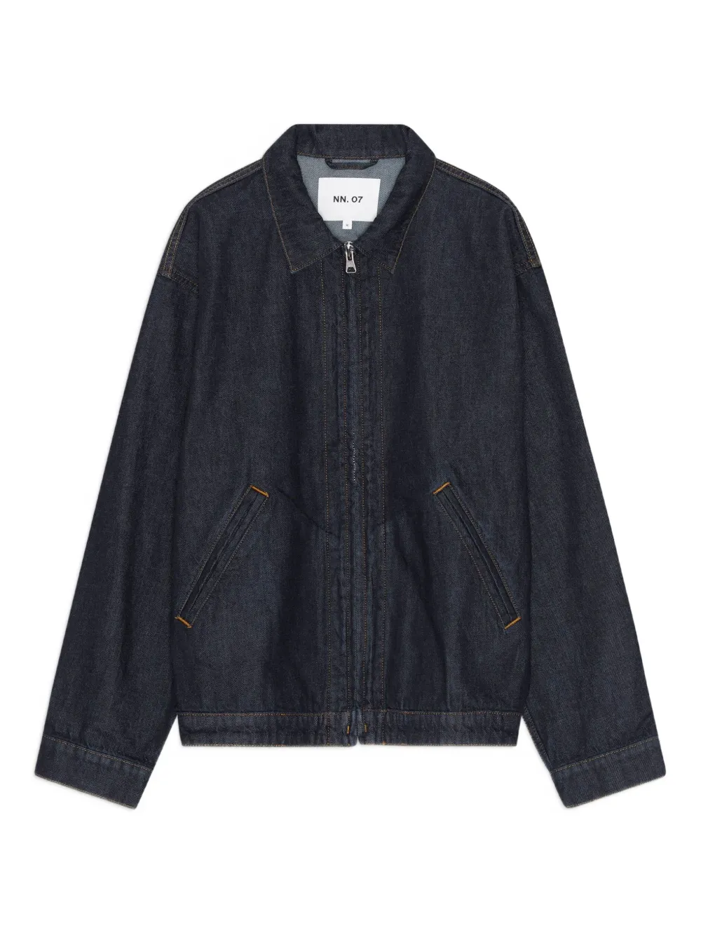 NN07 Jack met rits en zak Blauw