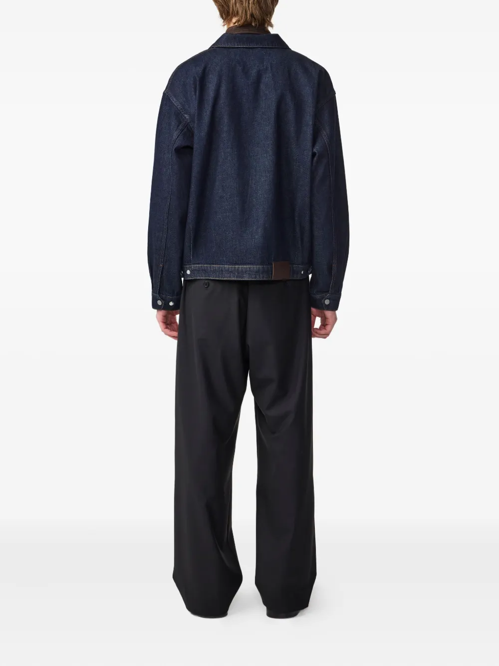 NN07 Jack met rits en zak Blauw