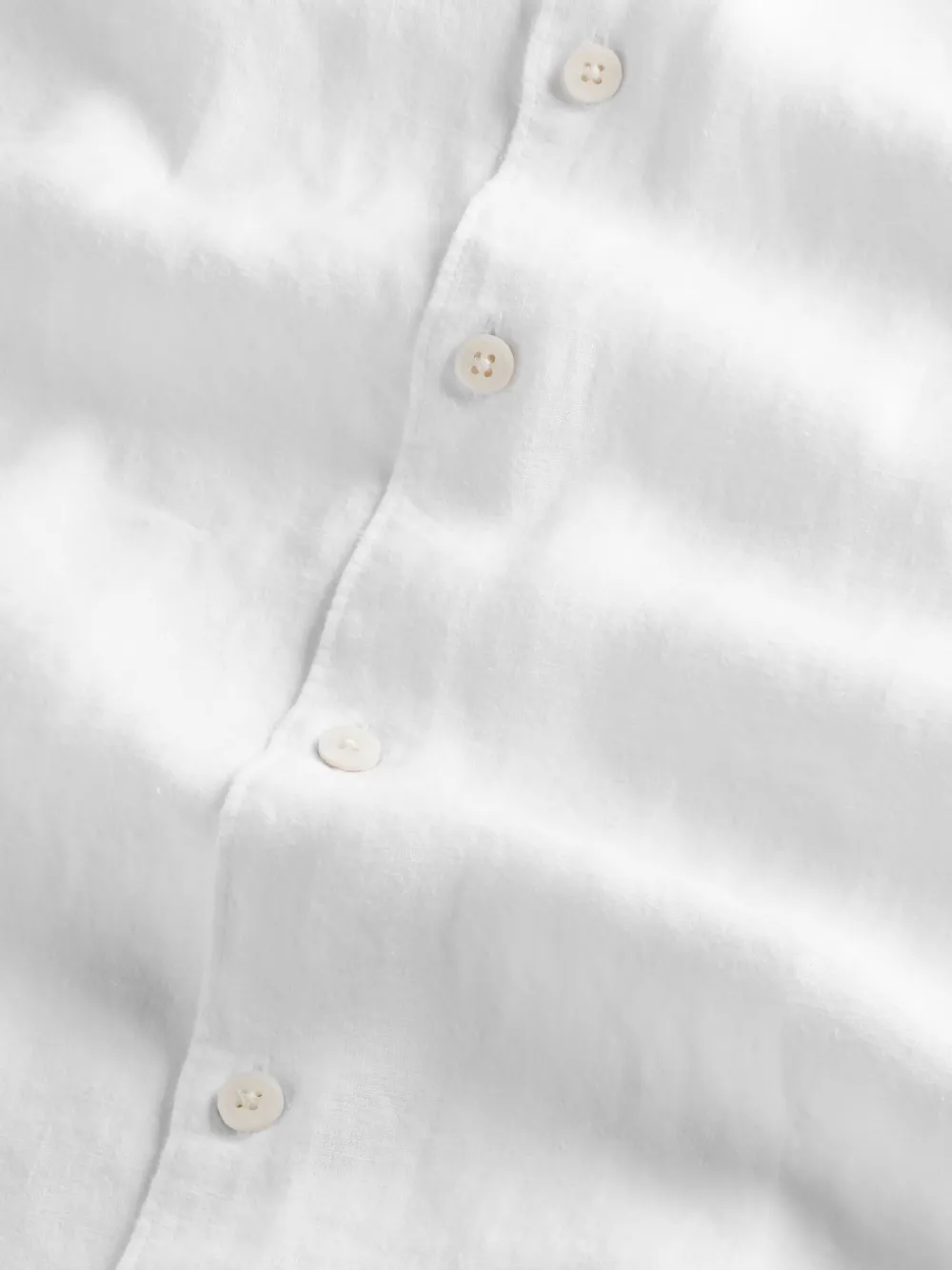 Nn07 Andrew Linen Shirt In White