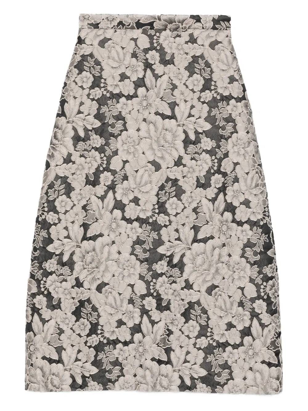 Lunatica Milano floral-print maxi skirt | Neutrals | Image 1