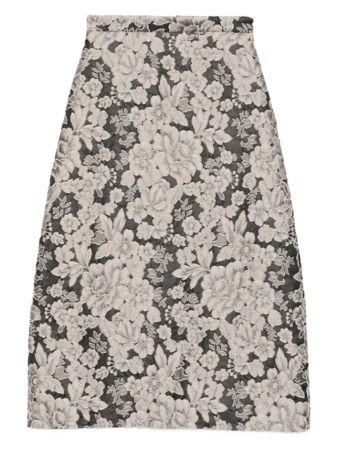 Lunatica Milano floral-print maxi skirt