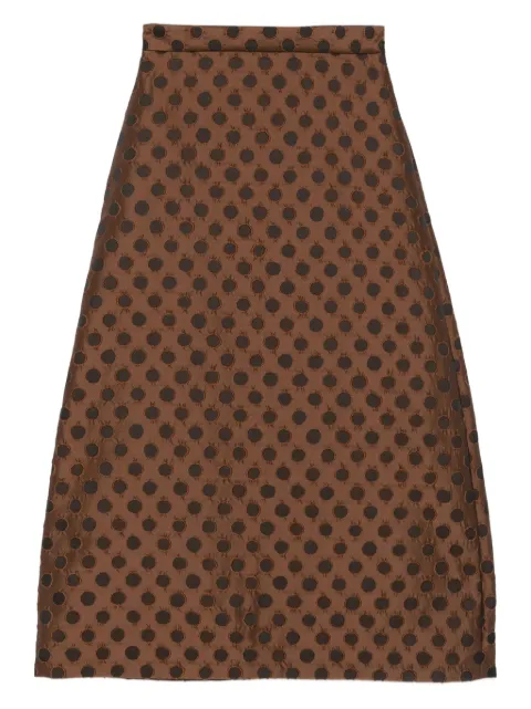 Lunatica Milano dot maxi skirt