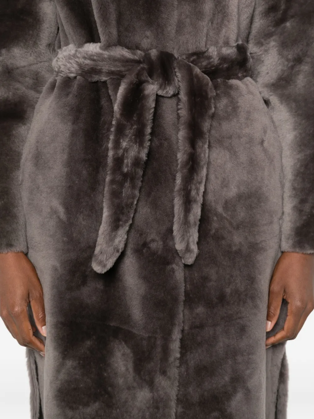 Suprema Reversible Coat In Brown