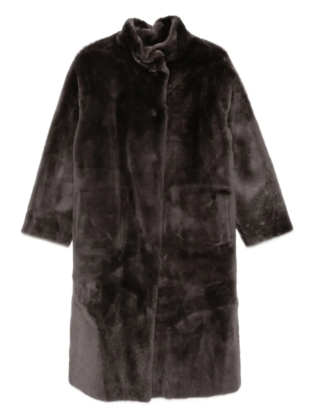 Suprema Reversible Coat In Brown