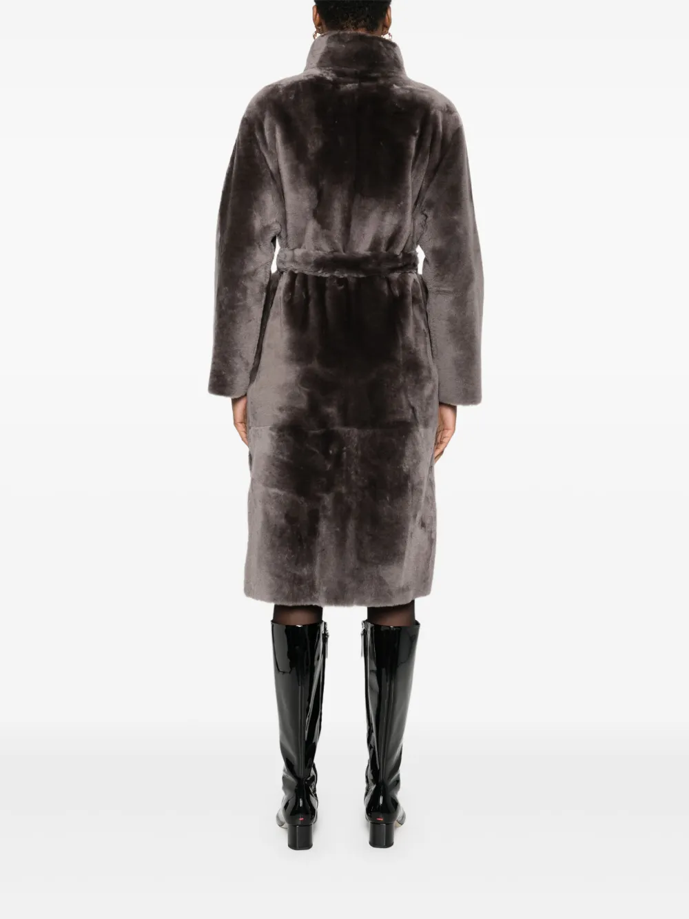 Suprema Reversible Coat In Brown