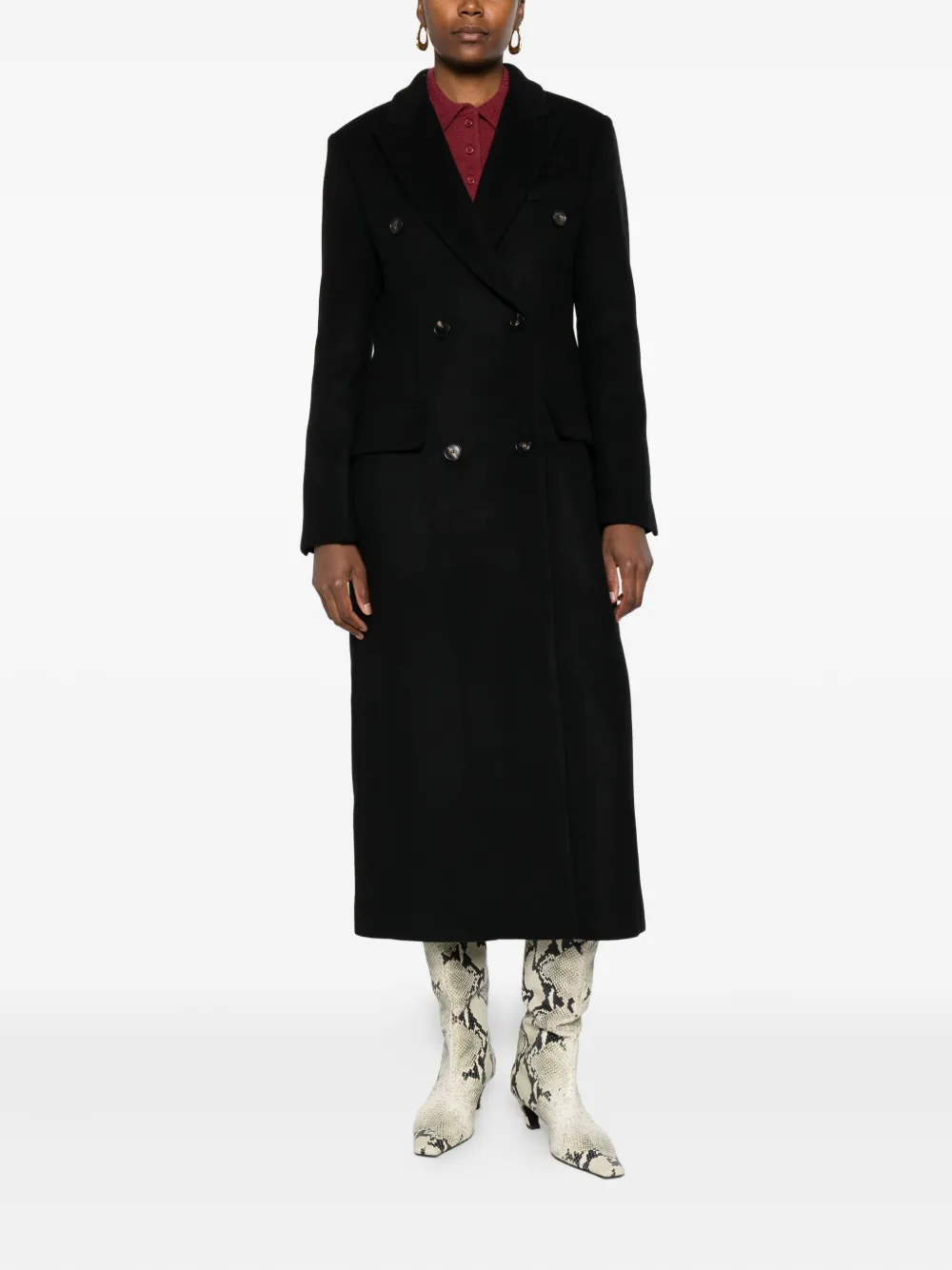 Tela double-breasted coat | Double Breasted & Peacoats | Image 2