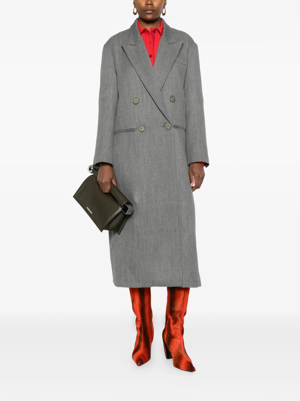 Tela double-breasted coat | Double Breasted & Peacoats | Image 2