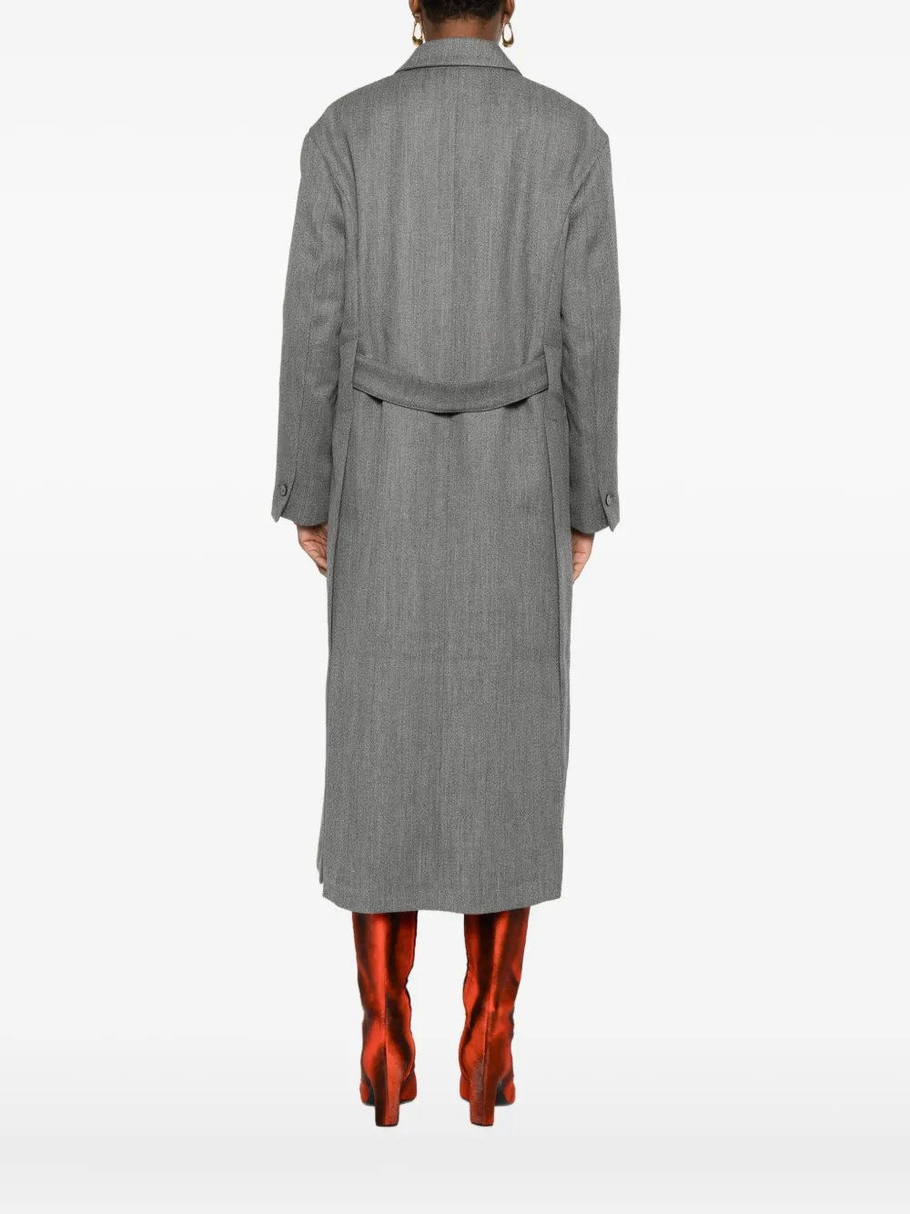 Tela Jas met dubbele rij knopen Grijs