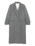 Tela double-breasted coat - Grey