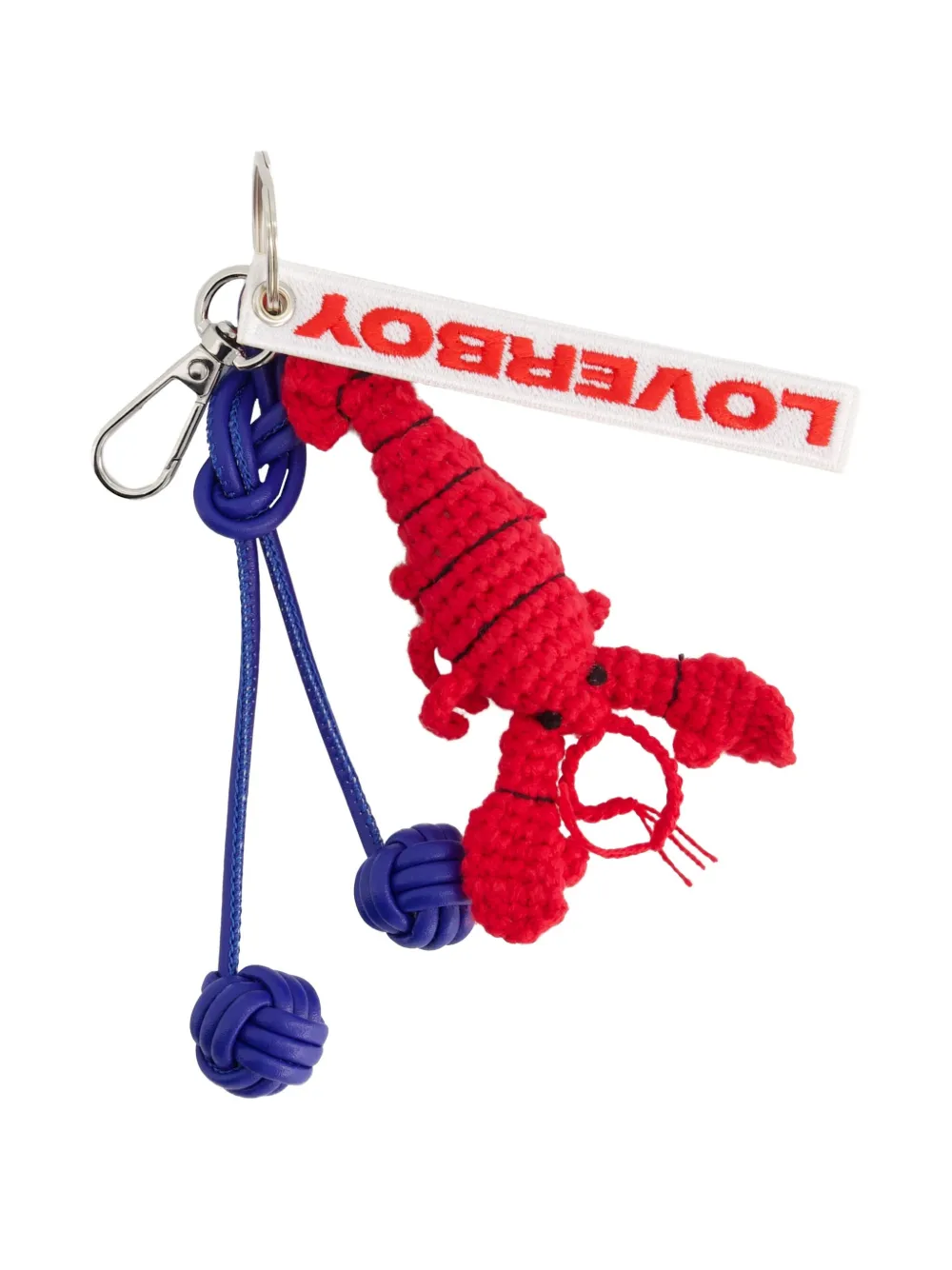 Charles Jeffrey Loverboy Lobster-charm Keyring In Brown
