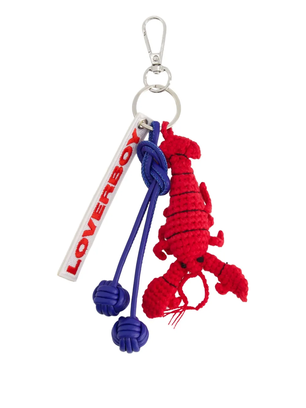 Charles Jeffrey Loverboy Lobster-charm Keyring In Brown