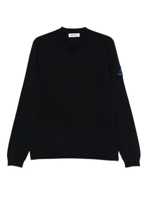 Premiata logo-plaque sweater