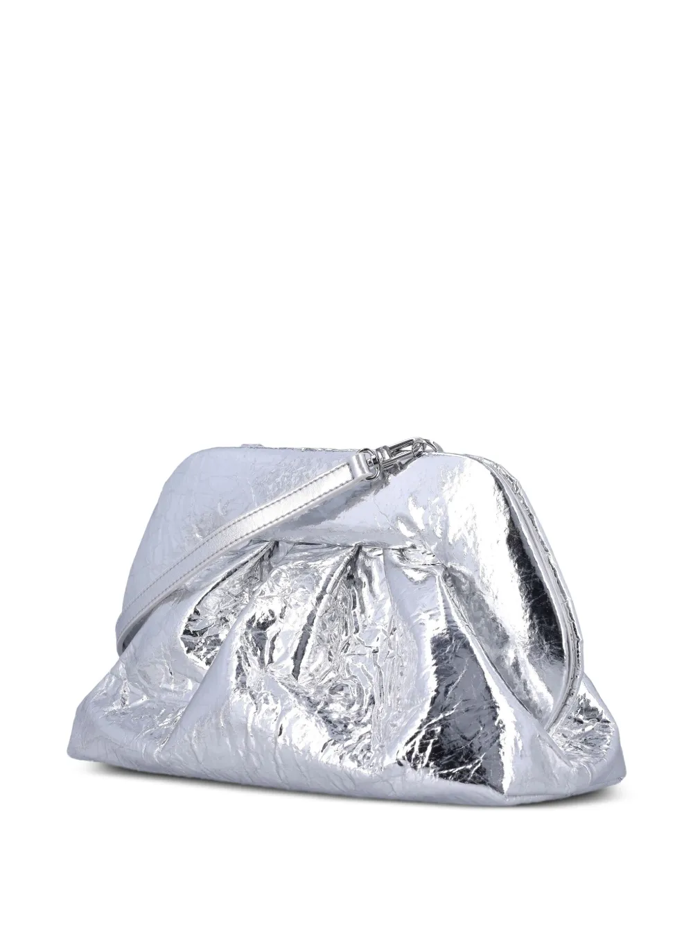  Themoirè Tia Pleated Clutch Bag - Grey 