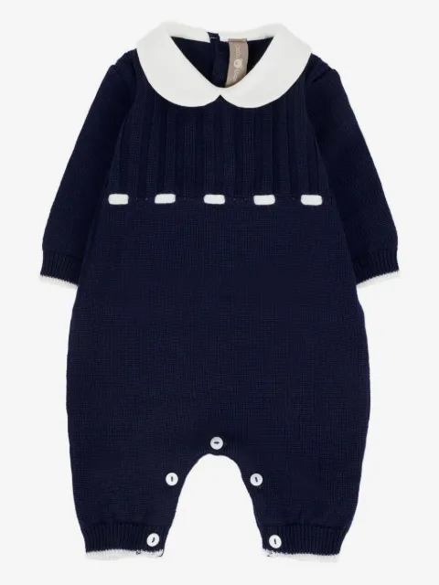 Little Bear Peter Pan collar wool jumpsuit