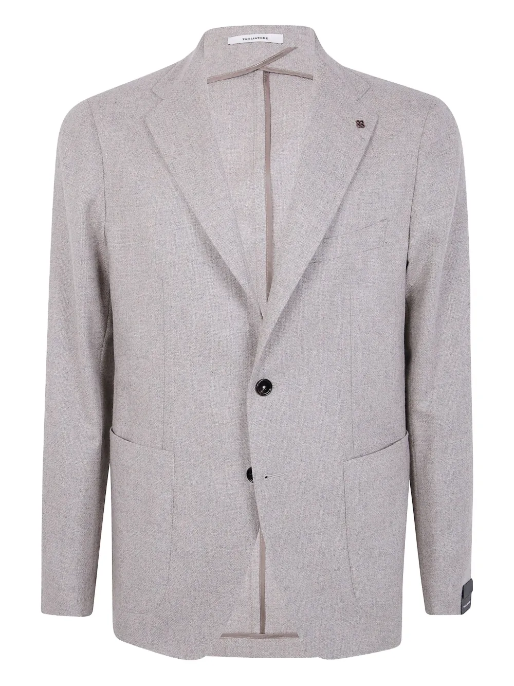 Tagliatore patch-pocket wool jacket | Grey | Image 1