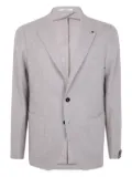 Tagliatore patch-pocket wool jacket - Grey