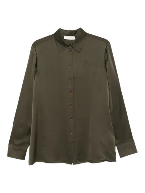 ZIMMERMANN embroidered silk shirt