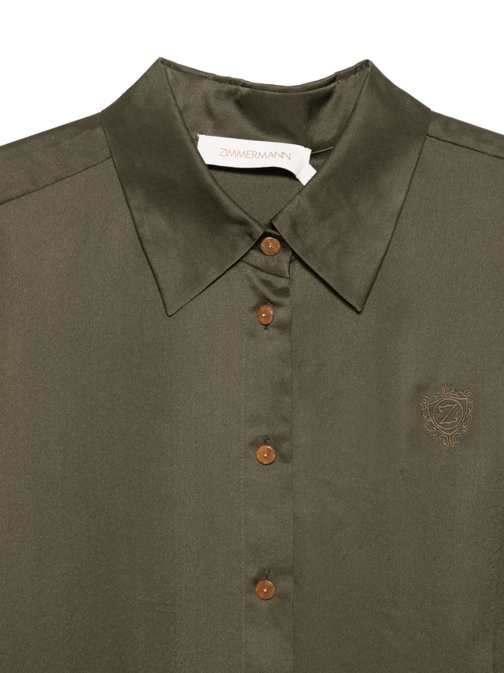 ZIMMERMANN Blouse met borduurwerk Groen