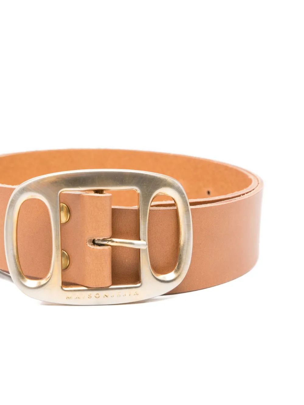 Jejia Riem met ovalen gesp Bruin